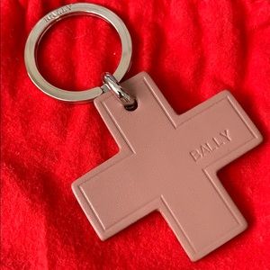 Bally leather key chain